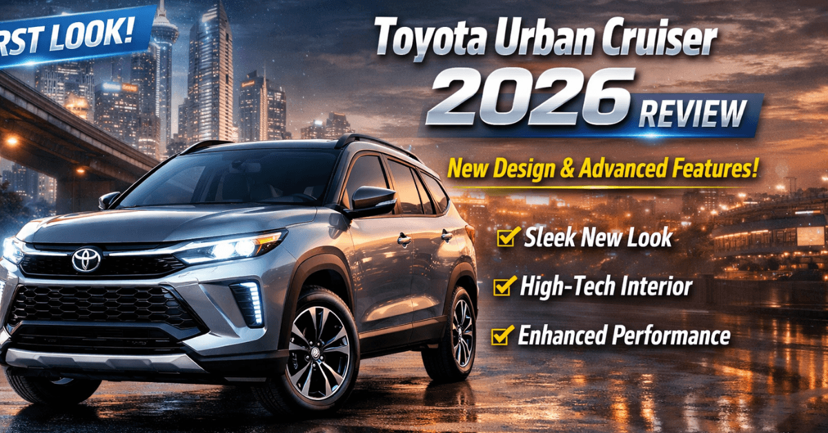 Toyota Urban Cruiser 2026 – New Design & Features