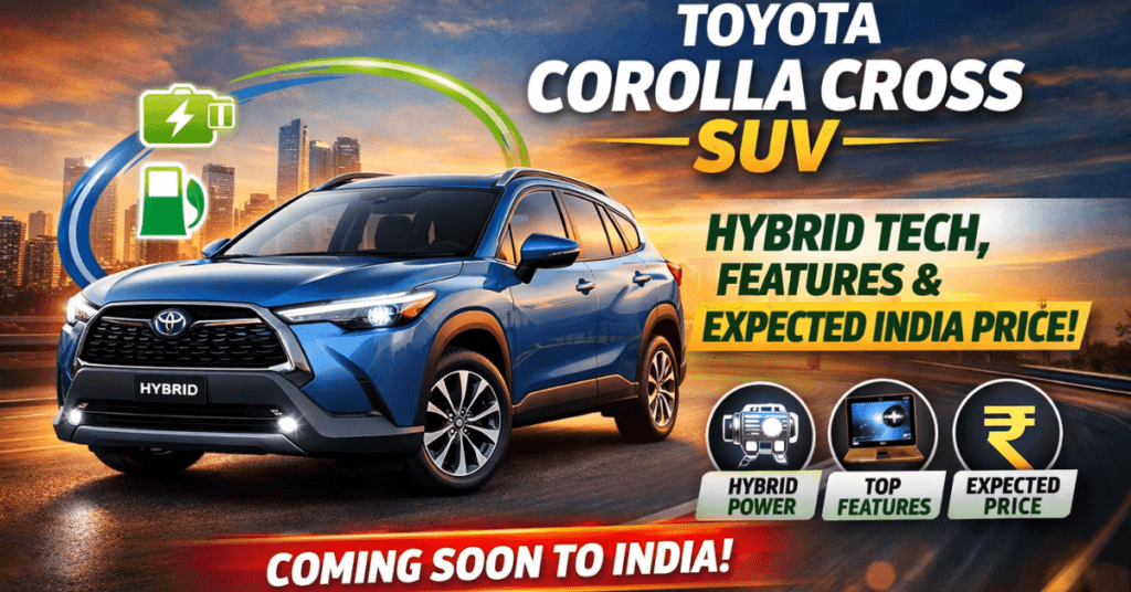 Toyota Corolla Cross SUV: Hybrid Tech, Features & Expected India Price